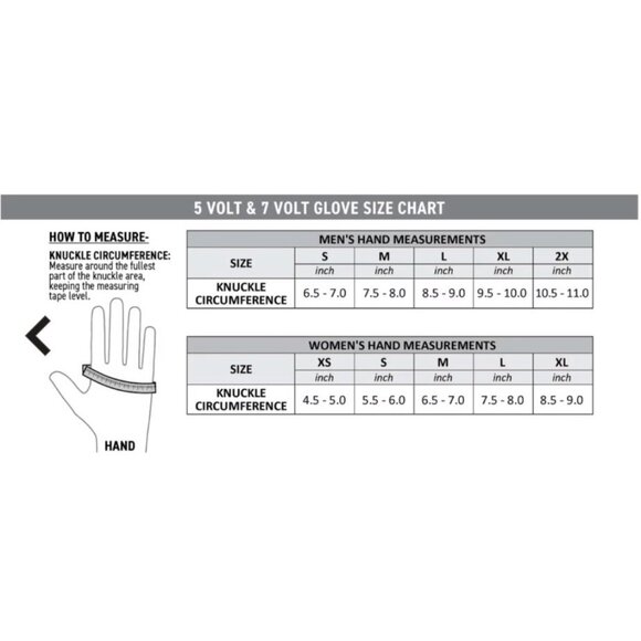 Action Heat 5 Volt Rechargeable Size Medium Men’s Premium Heated Gloves NWB $199 - Picture 4 of 14